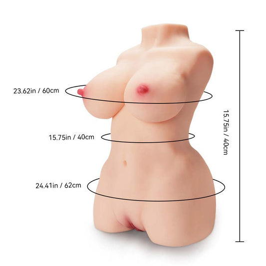 Tantaly Jessica 13,2 Pfund süße Sexpuppe Ultra Titty männlicher Masturbator echtes sexy Torso-Spielzeug