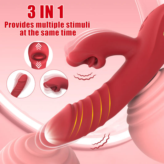 Rabbit Vibrator Stimulation Klitoris Vagina Sex Toys