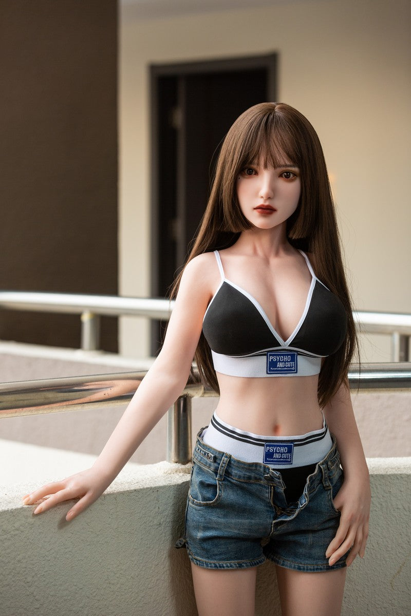 152 cm hübsches Mädchen Tomie Qita Doll Silikonpuppe