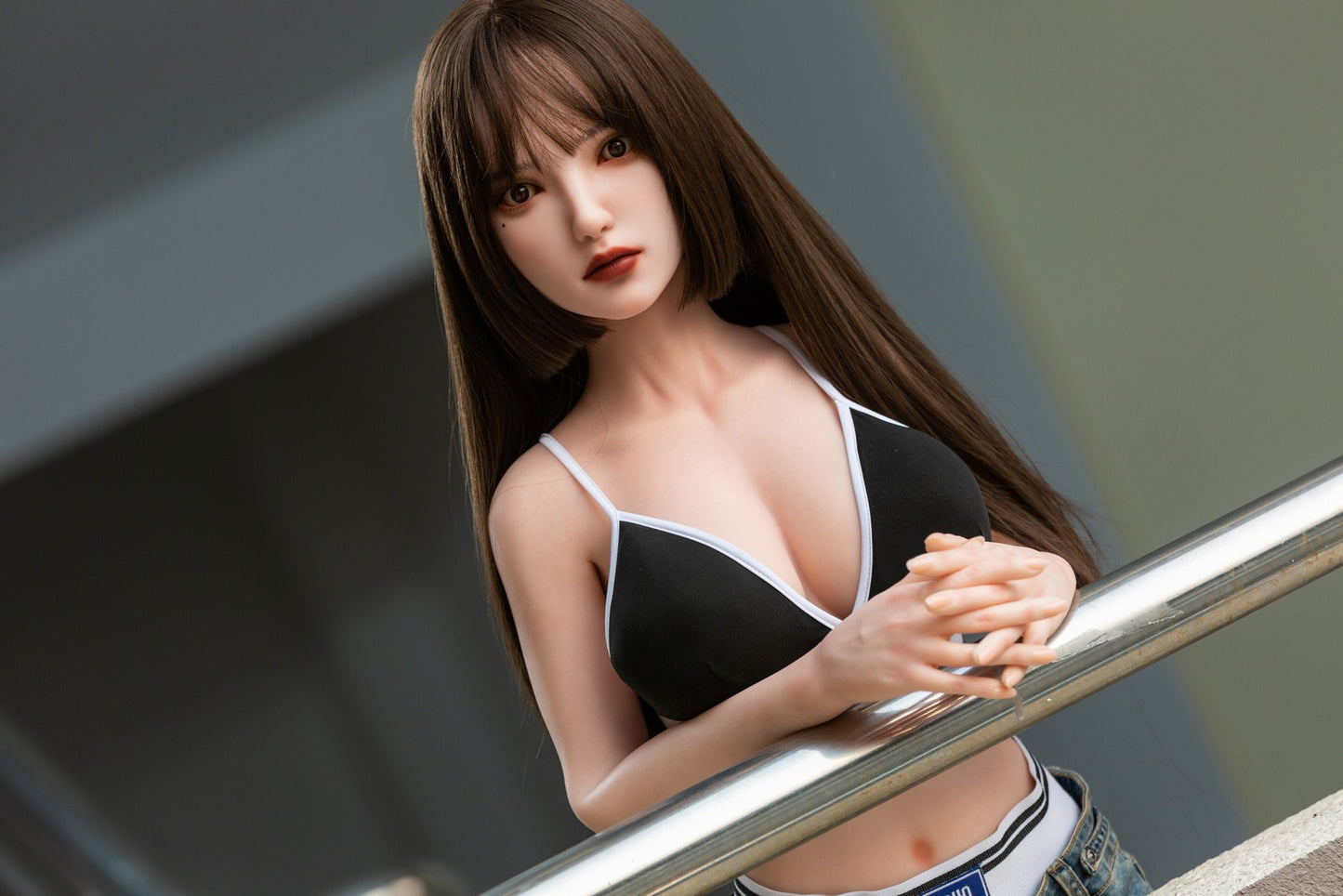 152 cm hübsches Mädchen Tomie Qita Doll Silikonpuppe