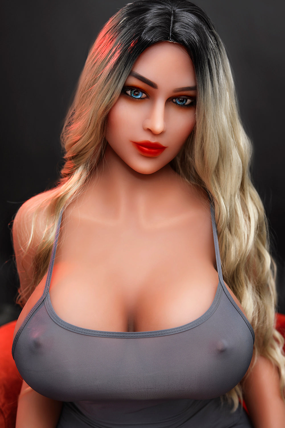 Tate 158 cm realistische Sexpuppe mit riesigen Brüsten G-Cup TPE-Liebespuppen