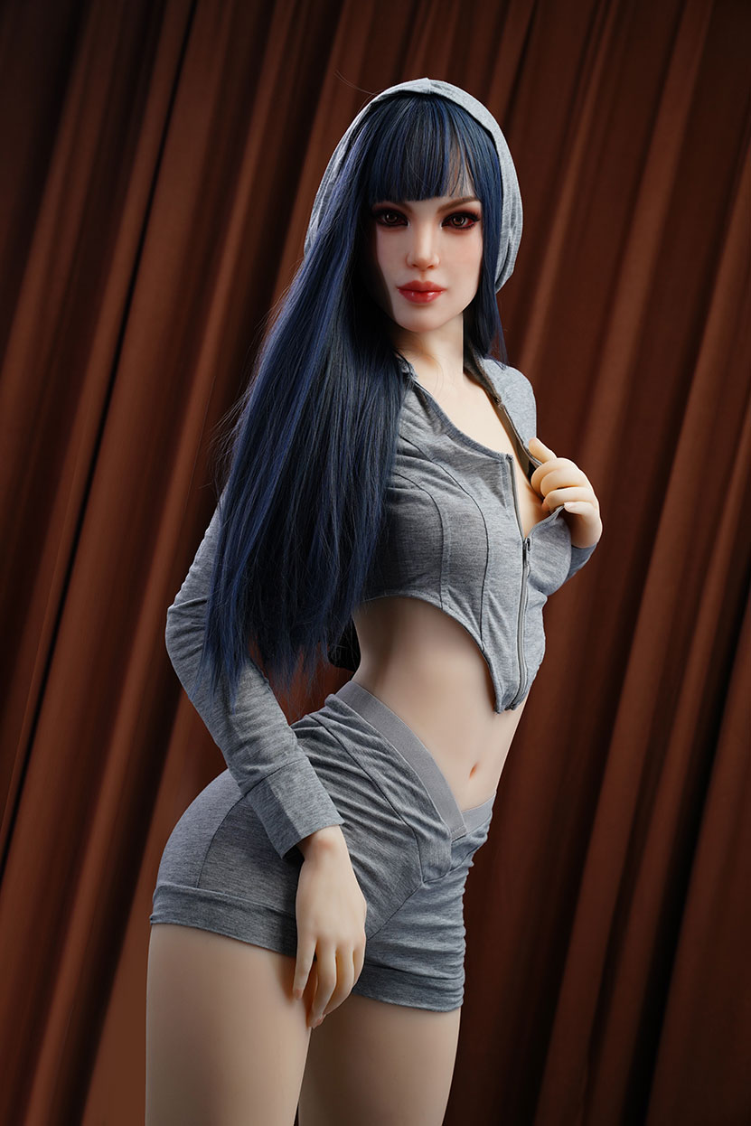 163 cm B-Cup schlanke sexy Puppe TPE-Puppe