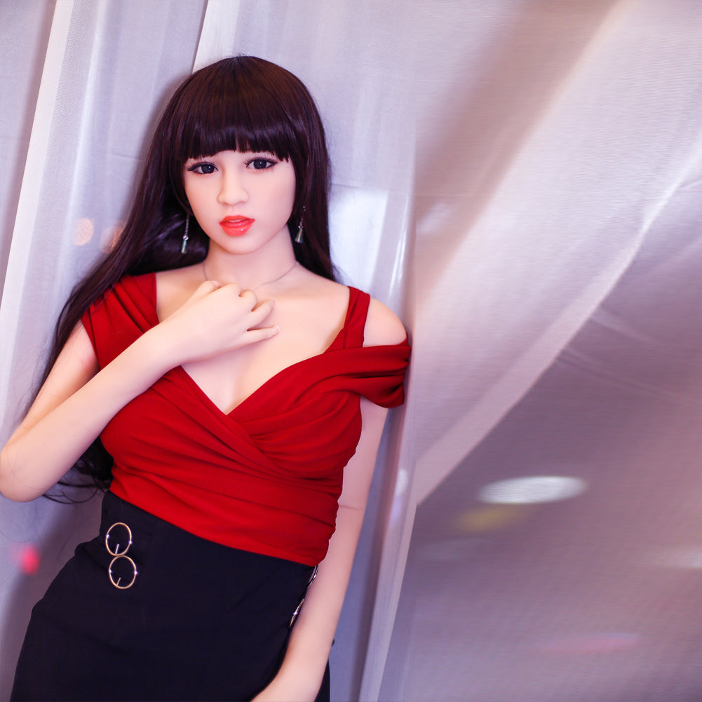 SY Doll 165cm B Cup Kleine Brust Asiatische Sexpuppen Günstige TPE Liebespuppe