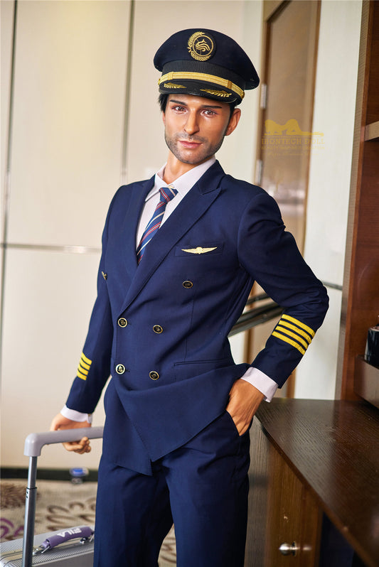 176 cm männliche Liebespuppe Flugzeug lange Silikon Irontech Puppe