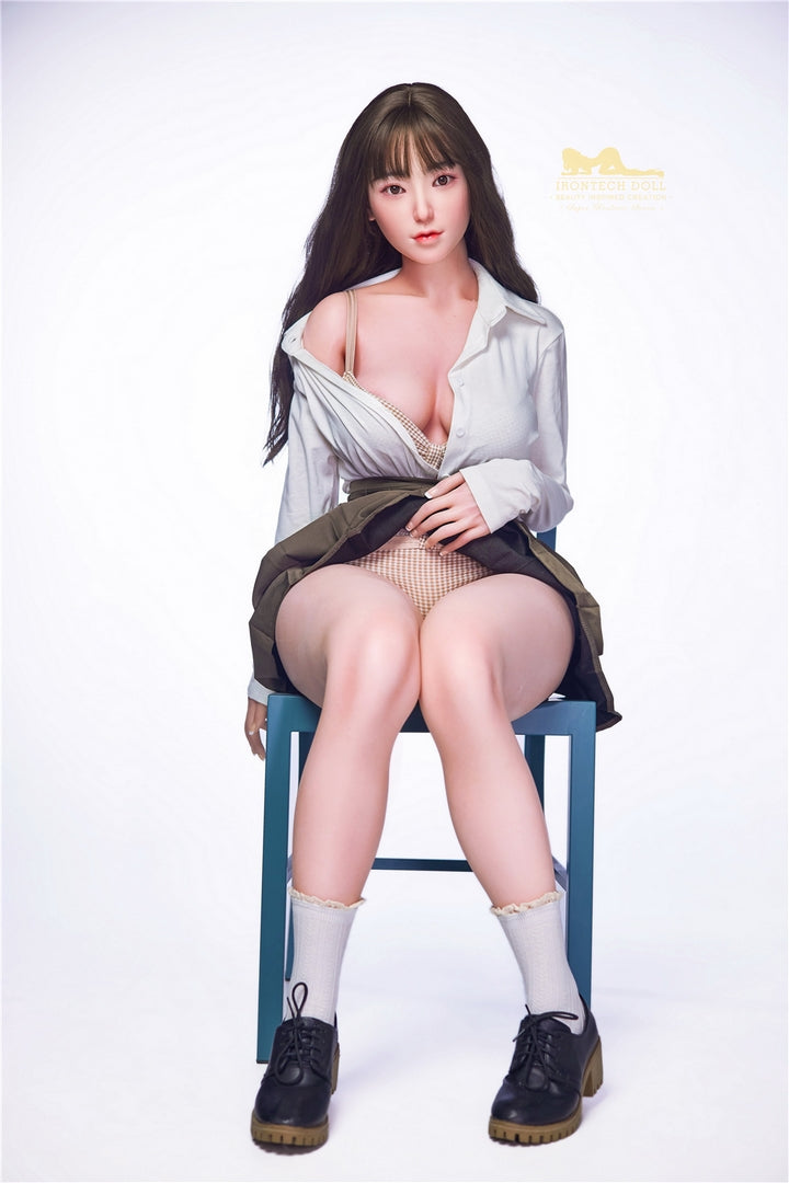 153cm Irontech Silikonpuppe Asiatische Liebespuppe Bookish