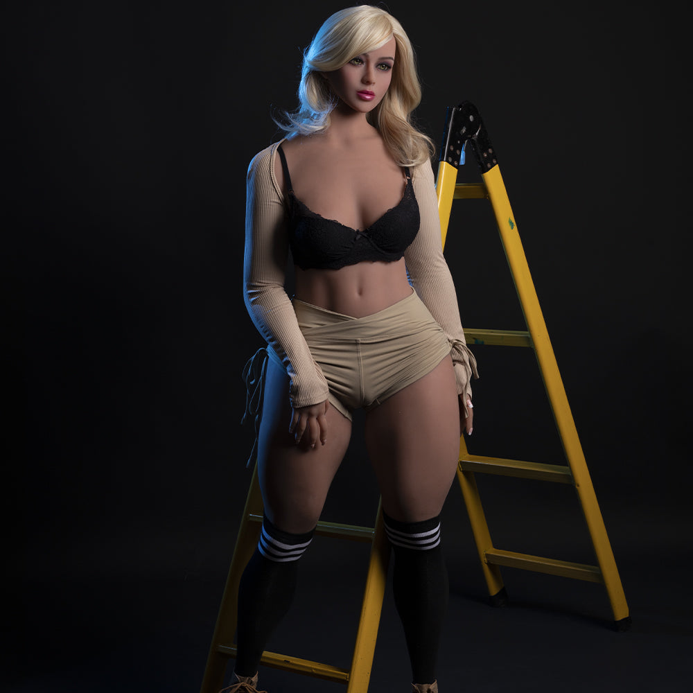 E-Cup TPE-Sexpuppe, blonde Sexpuppe Amelie