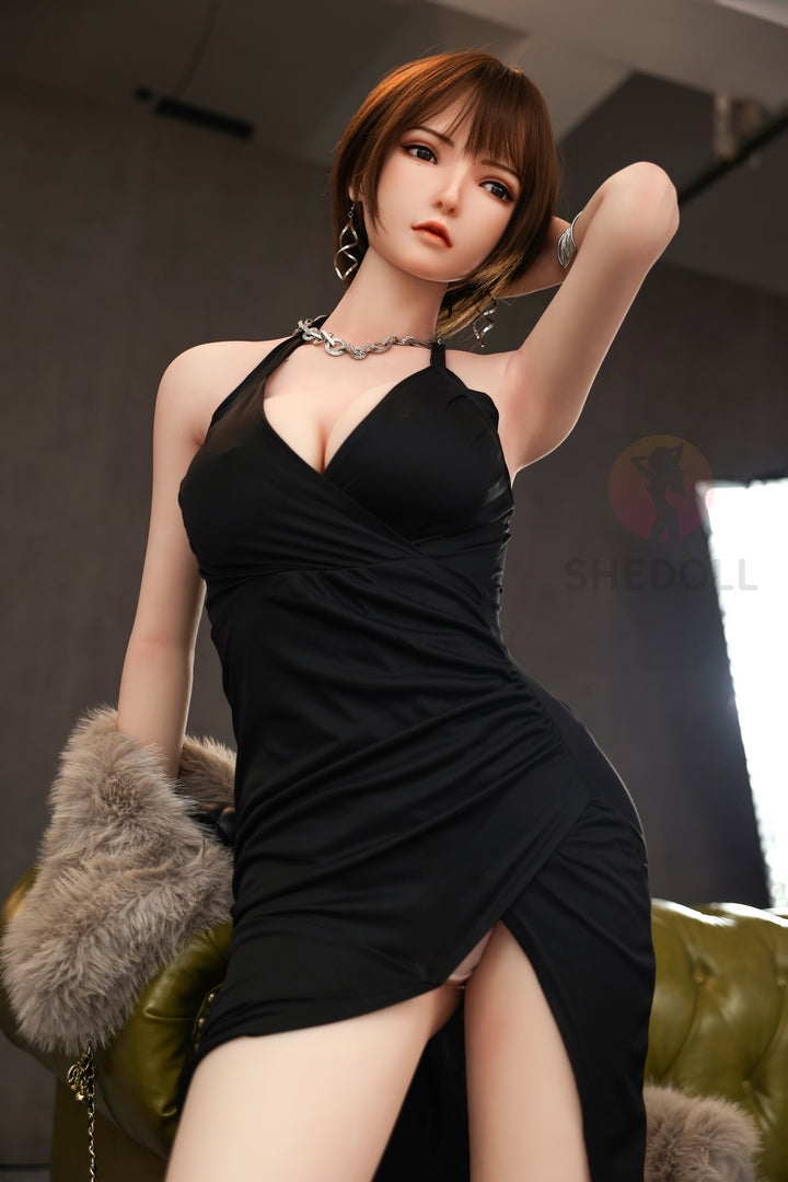 158 cm große japanische Sexpuppe im asiatischen Stil Körbchengröße C Cold Moon