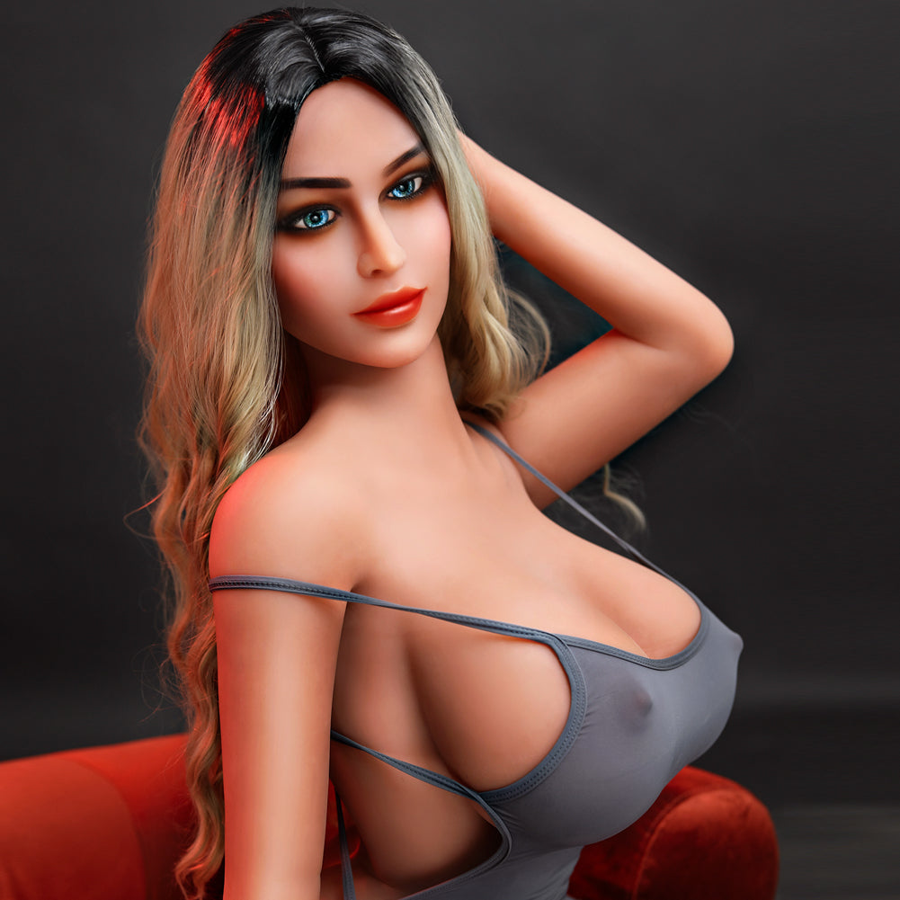 Tate 158 cm realistische Sexpuppe mit riesigen Brüsten G-Cup TPE-Liebespuppen