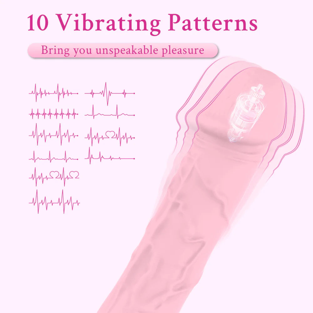 10 Modi Silikon & ABS Dildo G Punkt Vibrators