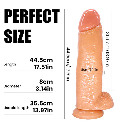 33cm Dildo Sexspielzeug Masturbator PVC 3D Vene Hoden