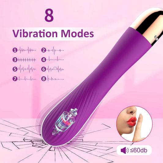 Silikon + ABS 8 Modi G Punkt Vibrator Klitoris Vibrator