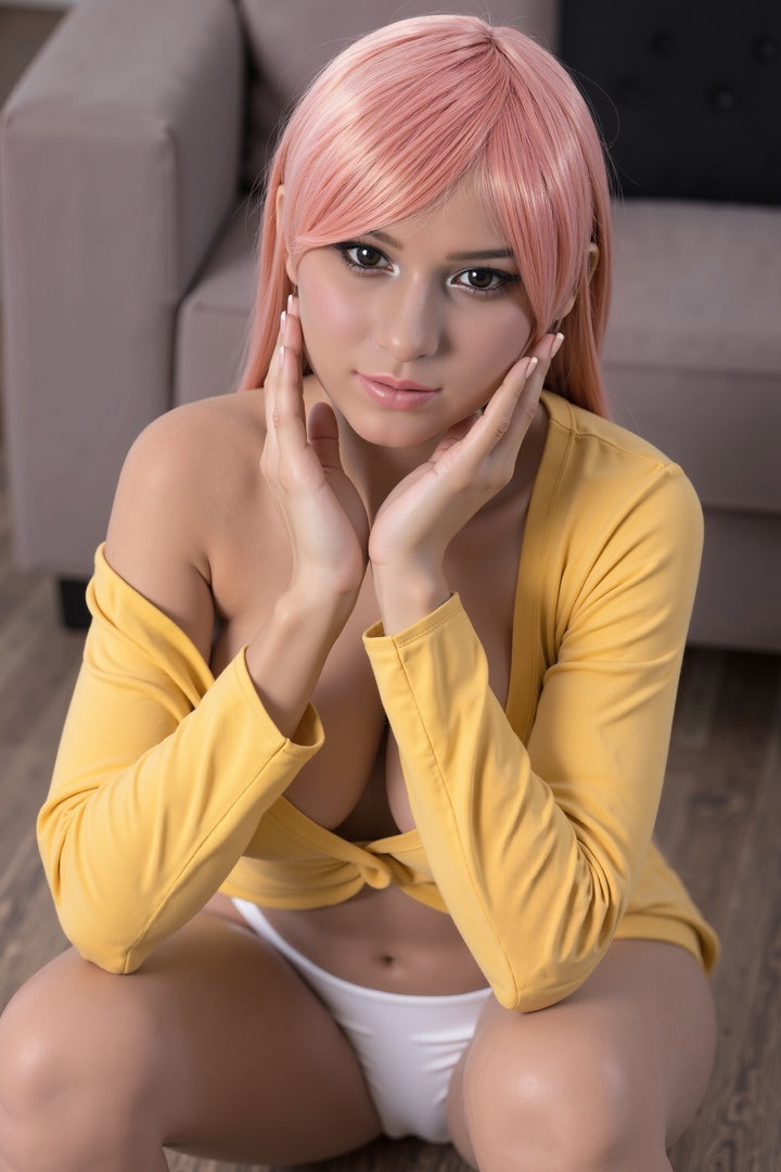 160cm rosa Perücke Sexpuppe AIBEI Muskel liebespuppe
