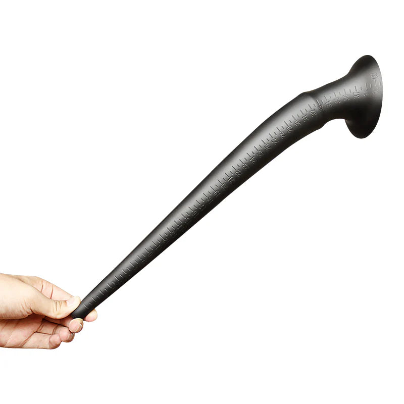 30 - 60cm Schwarz Silikon Dildo
