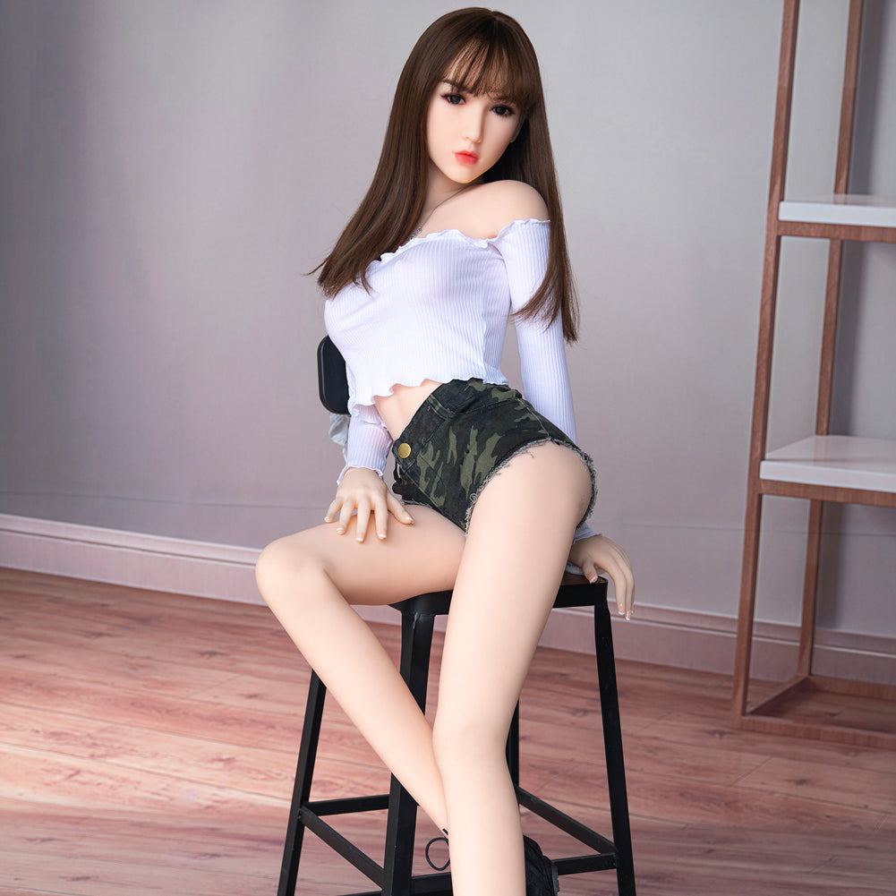 160 cm große asiatische Sexpuppe mit kleinen Brüsten und wunderschöner SY Doll ANN