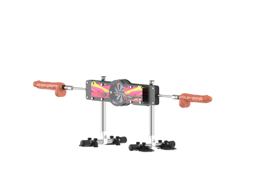 Sexmaschine 535B Doppelseitige Fickmaschine mit Vibration & Heizfunktion