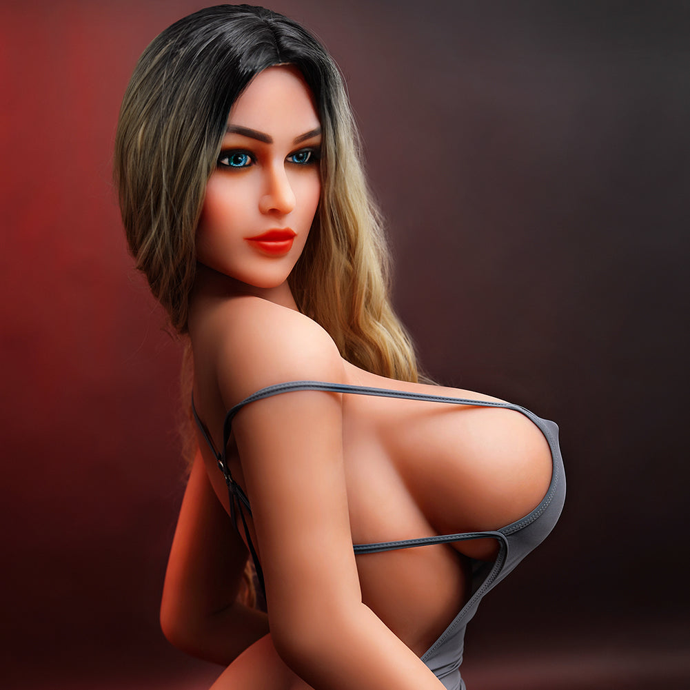 Tate 158 cm realistische Sexpuppe mit riesigen Brüsten G-Cup TPE-Liebespuppen