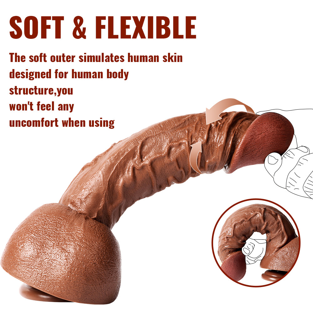 Natürlicher weicher realistische Dildo