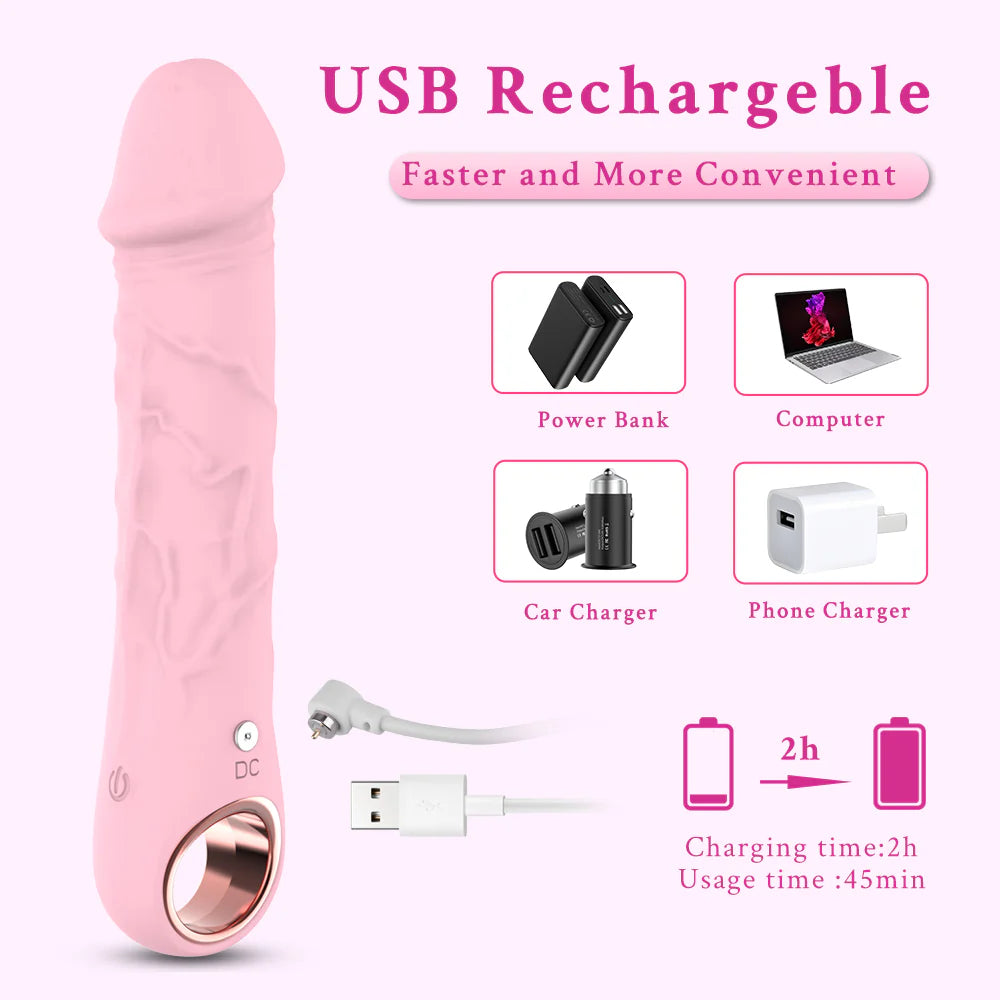 10 Modi Silikon & ABS Dildo G Punkt Vibrators