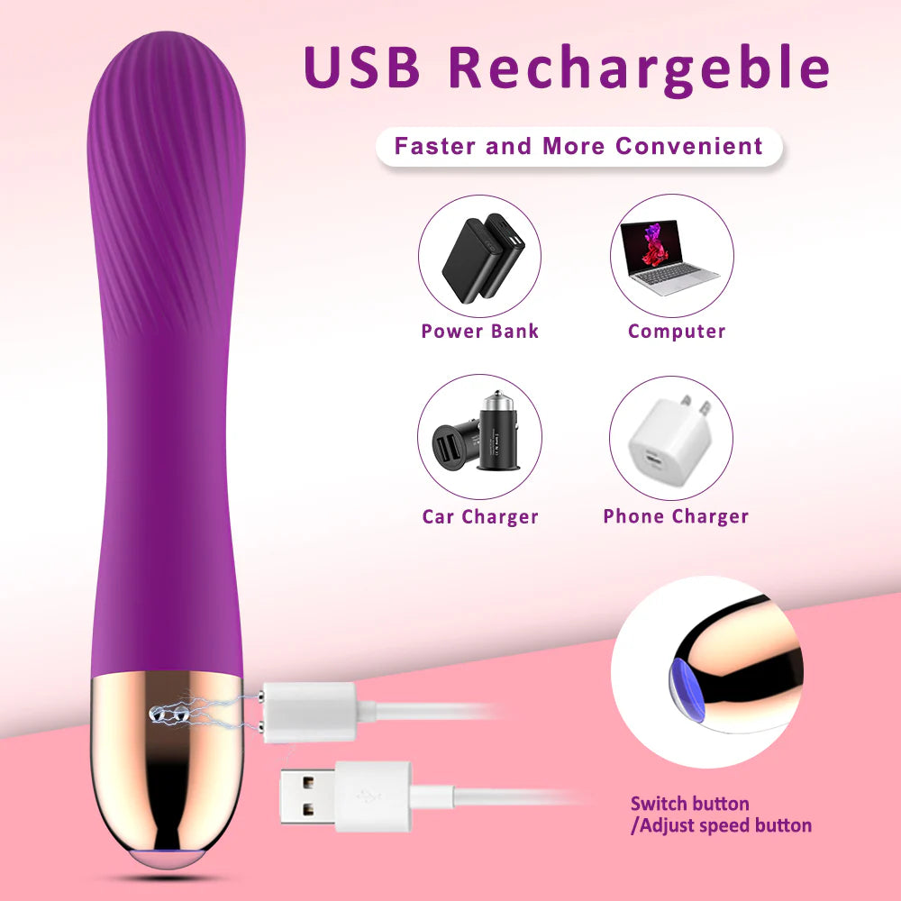 Silikon + ABS 8 Modi G Punkt Vibrator Klitoris Vibrator