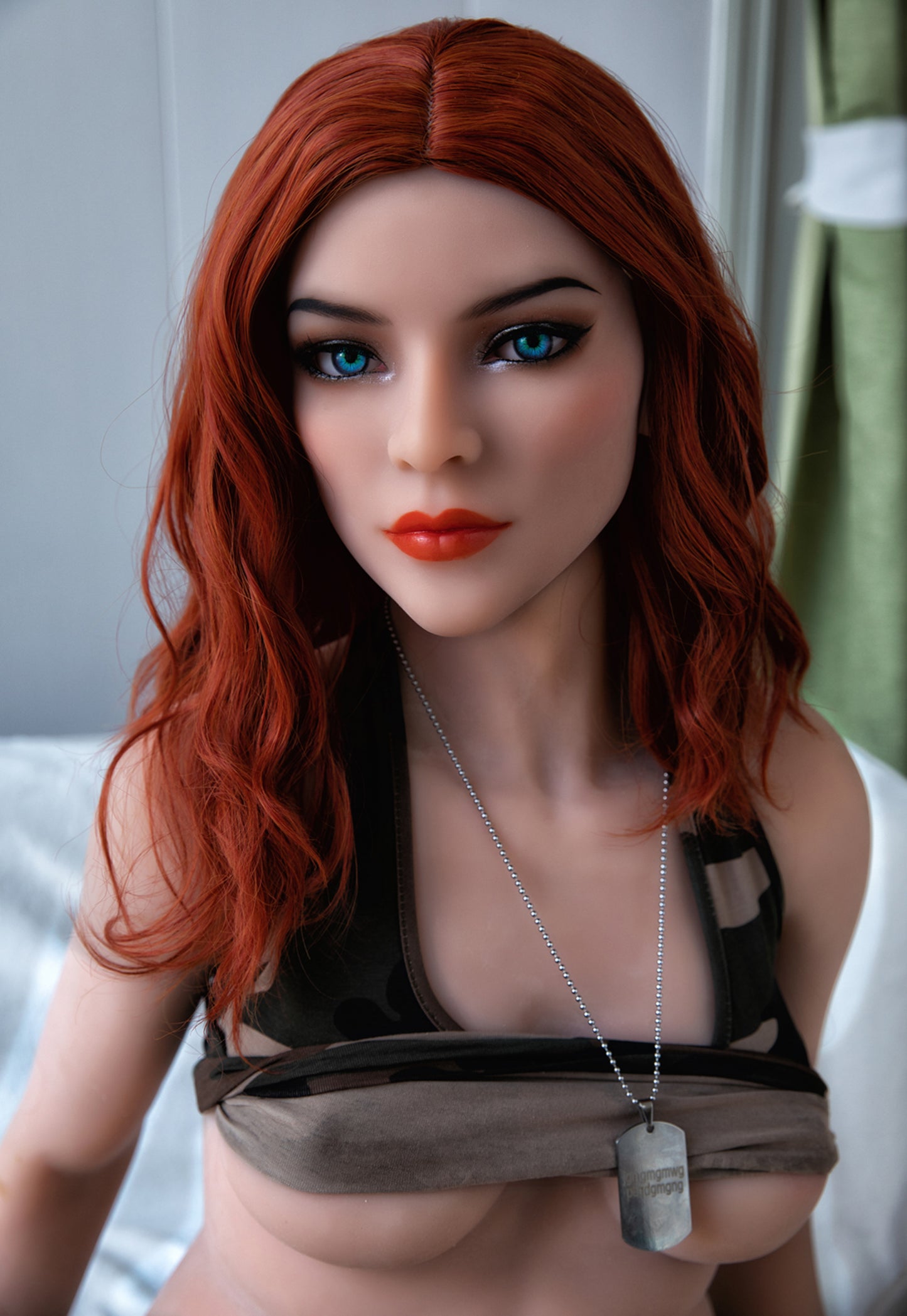 B Cup Rothaarige Liebespuppen 158cm HRDOLL Marke