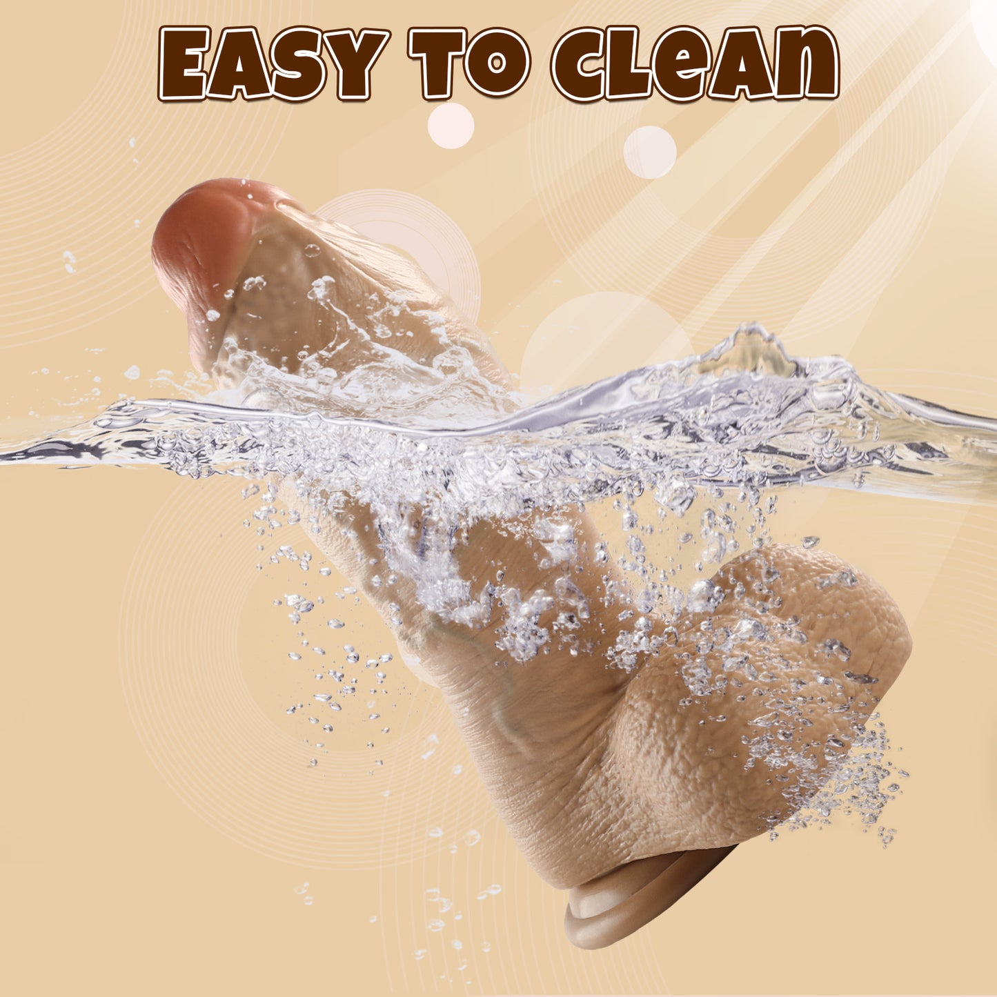 30 cm TPR-Dildo – Dominante Größe, intensives Vergnügen