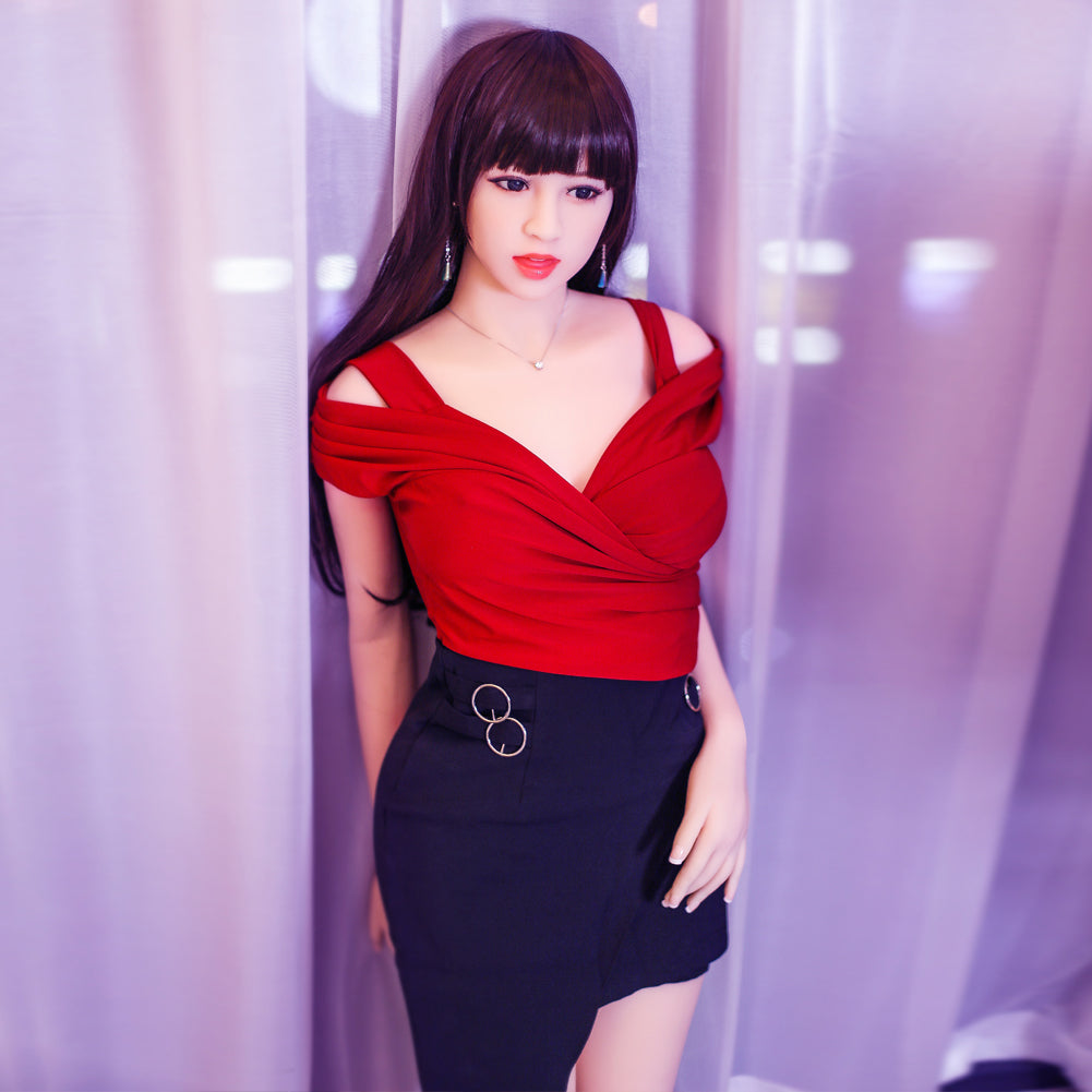 SY Doll 165cm B Cup Kleine Brust Asiatische Sexpuppen Günstige TPE Liebespuppe
