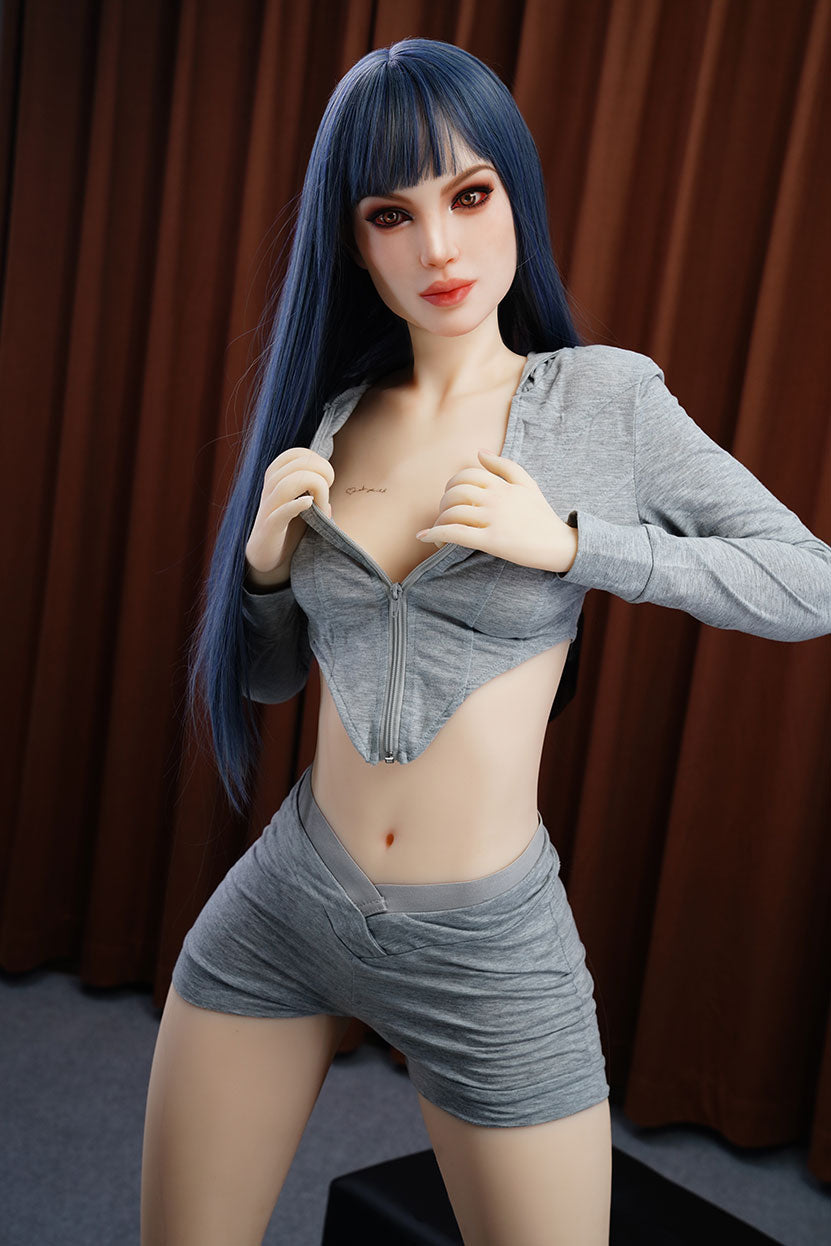 163 cm B-Cup schlanke sexy Puppe TPE-Puppe