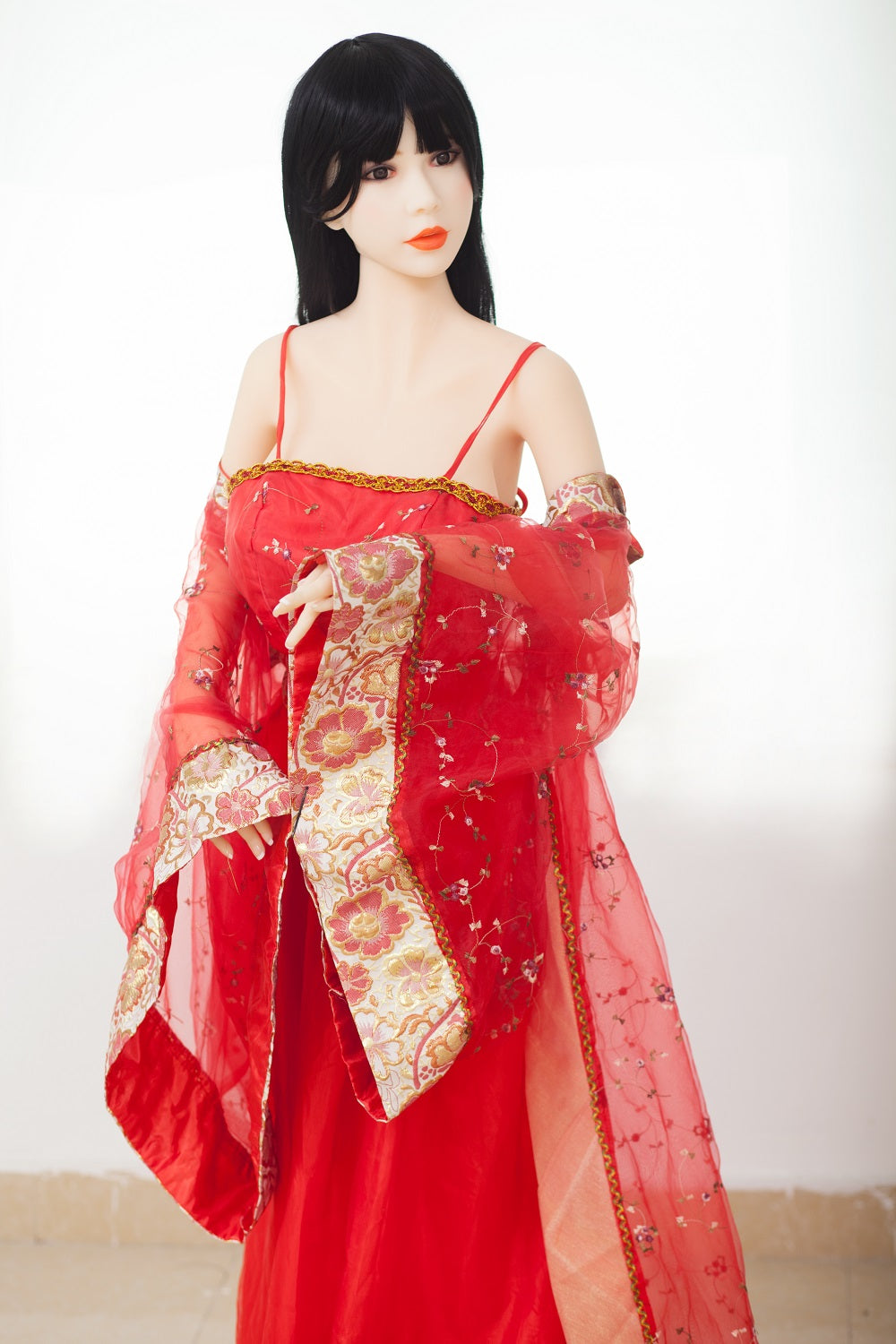 DL Female Youth Skinny Realistische japanische Liebespuppe