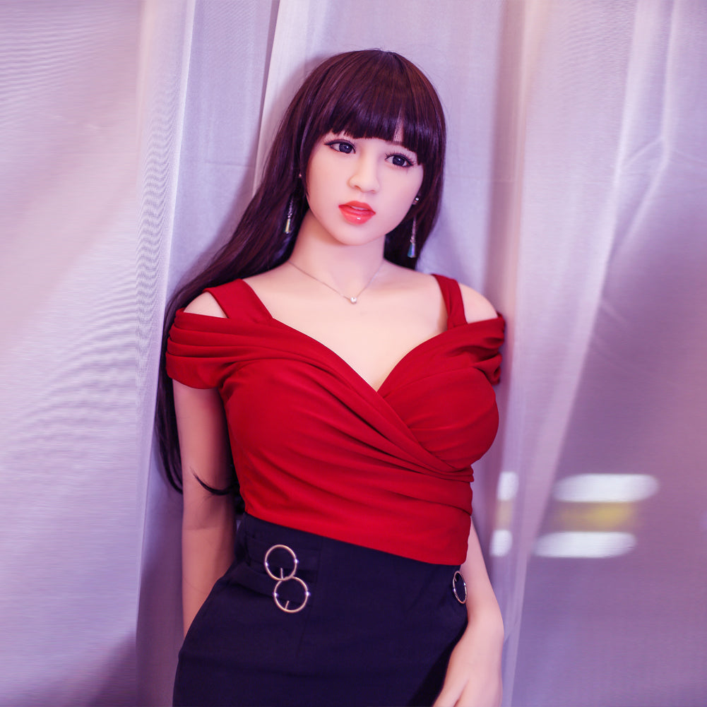 SY Doll 165cm B Cup Kleine Brust Asiatische Sexpuppen Günstige TPE Liebespuppe