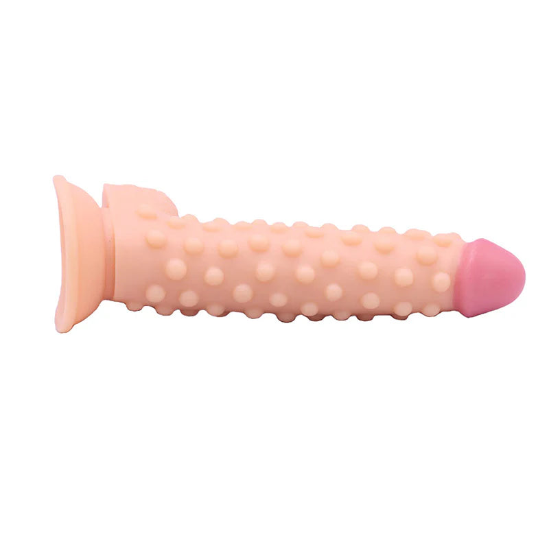 24cm Realistic Dildo mit Hoden und kleiner Ausbuchtung