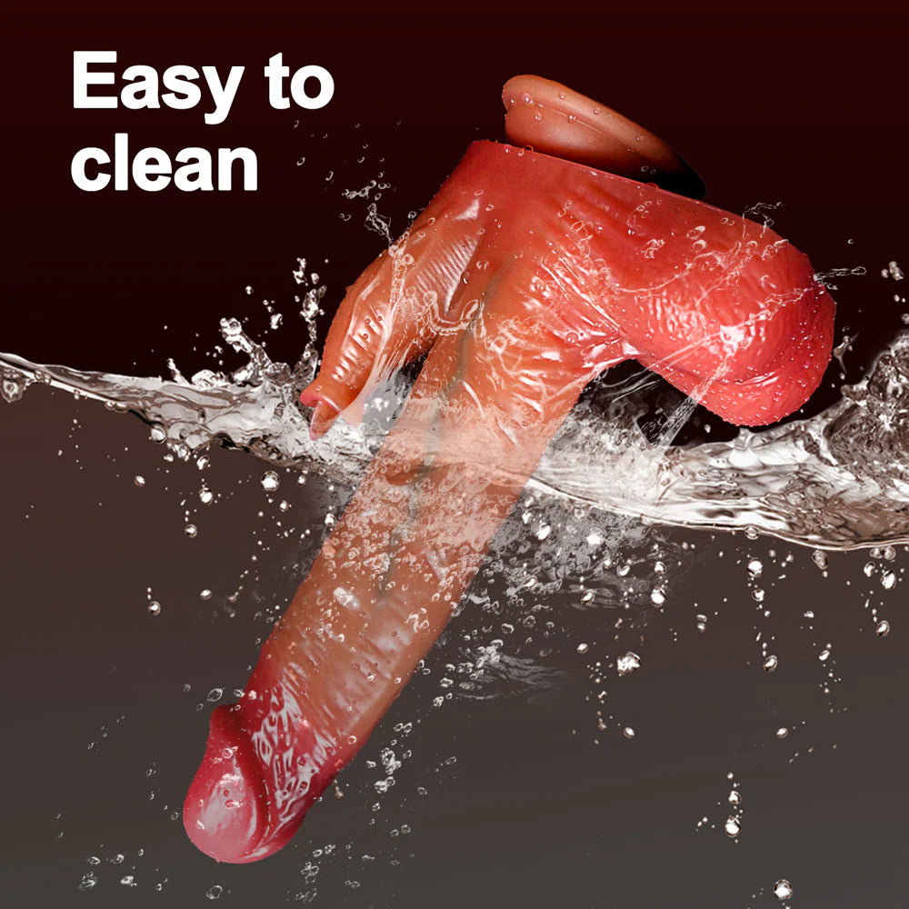 Dildo Vibrator Sexspielzeug Masturbator mit Wärme, Stoß, Rotation und App