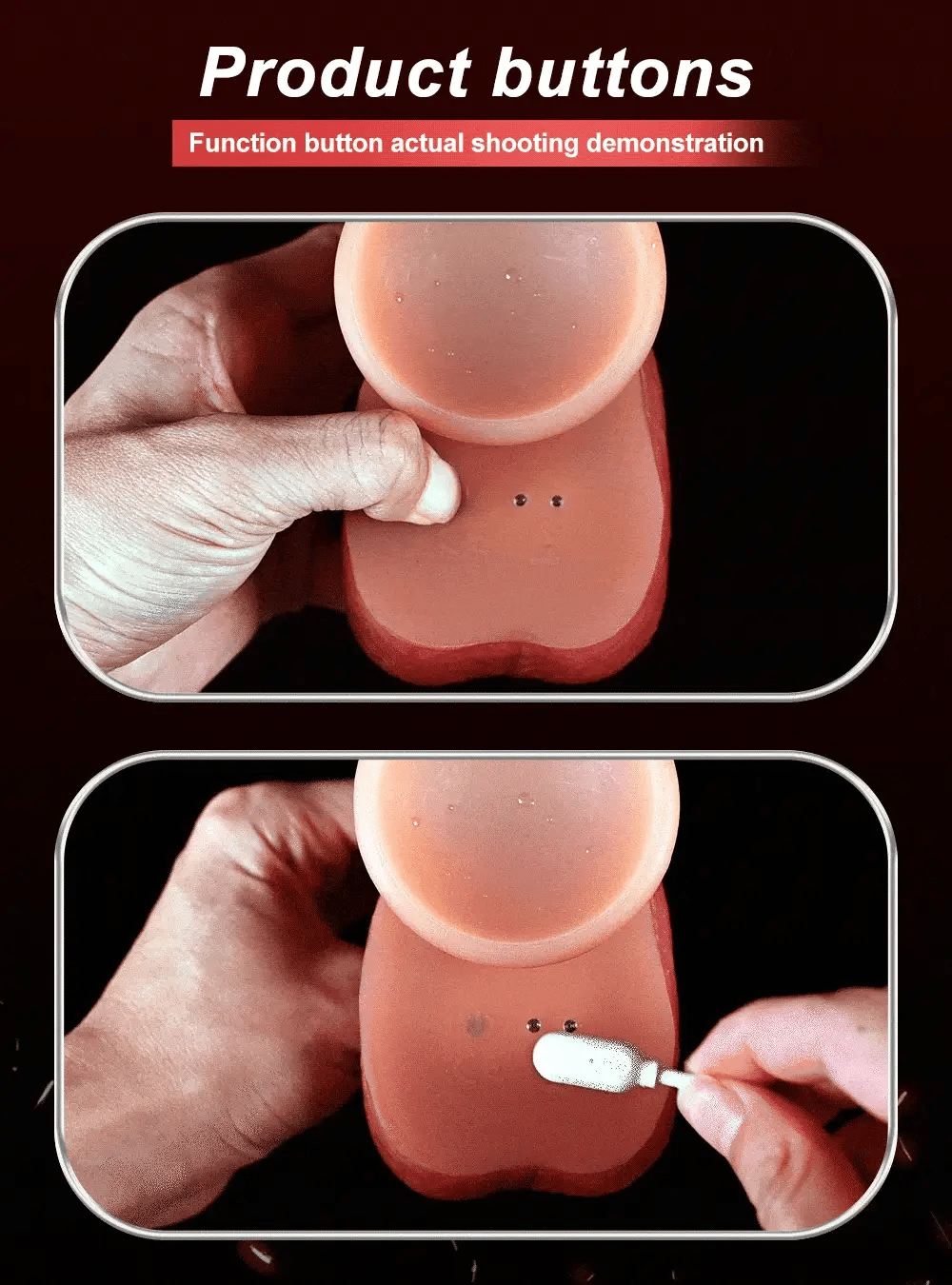 Dildo Vibrator Sexspielzeug Masturbator mit Wärme, Stoß, Rotation und App