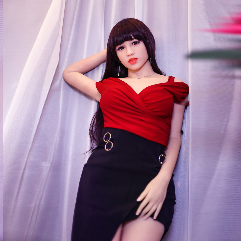 SY Doll 165cm B Cup Kleine Brust Asiatische Sexpuppen Günstige TPE Liebespuppe