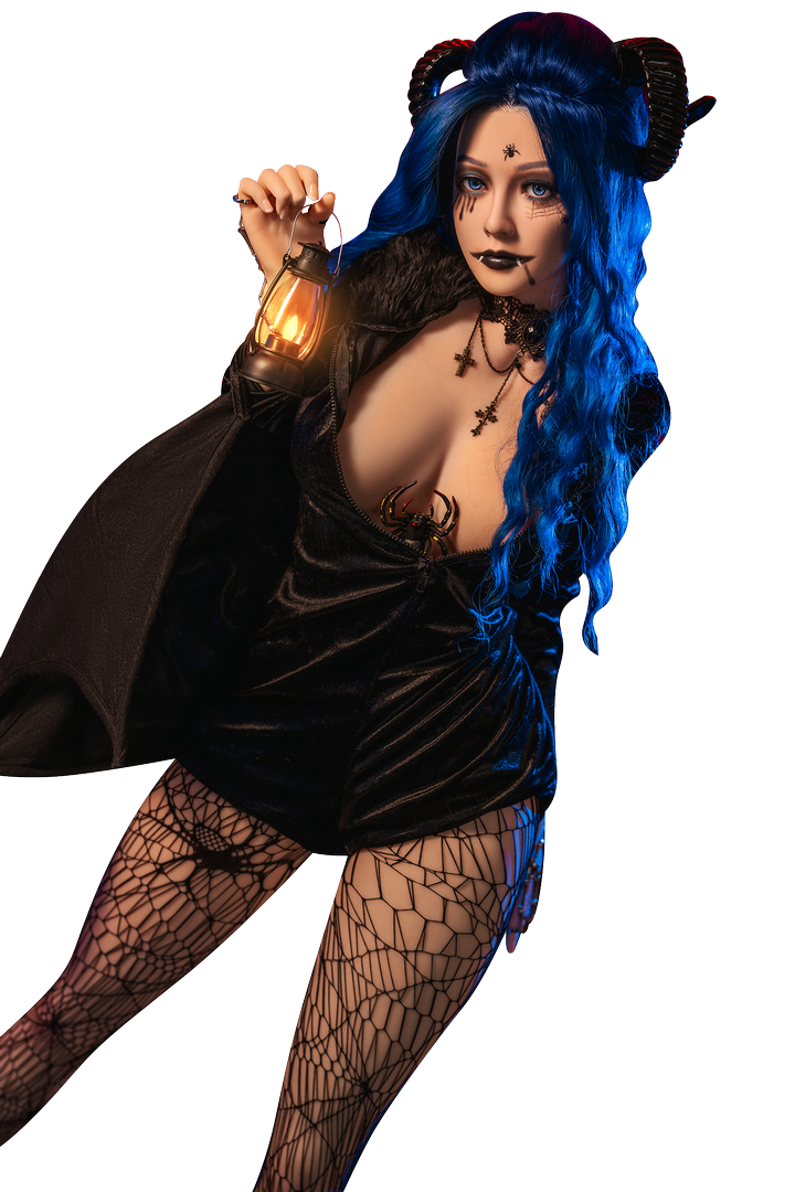 164 cm große realistische D-Cup-Sexpuppe für Halloween-Mädchen