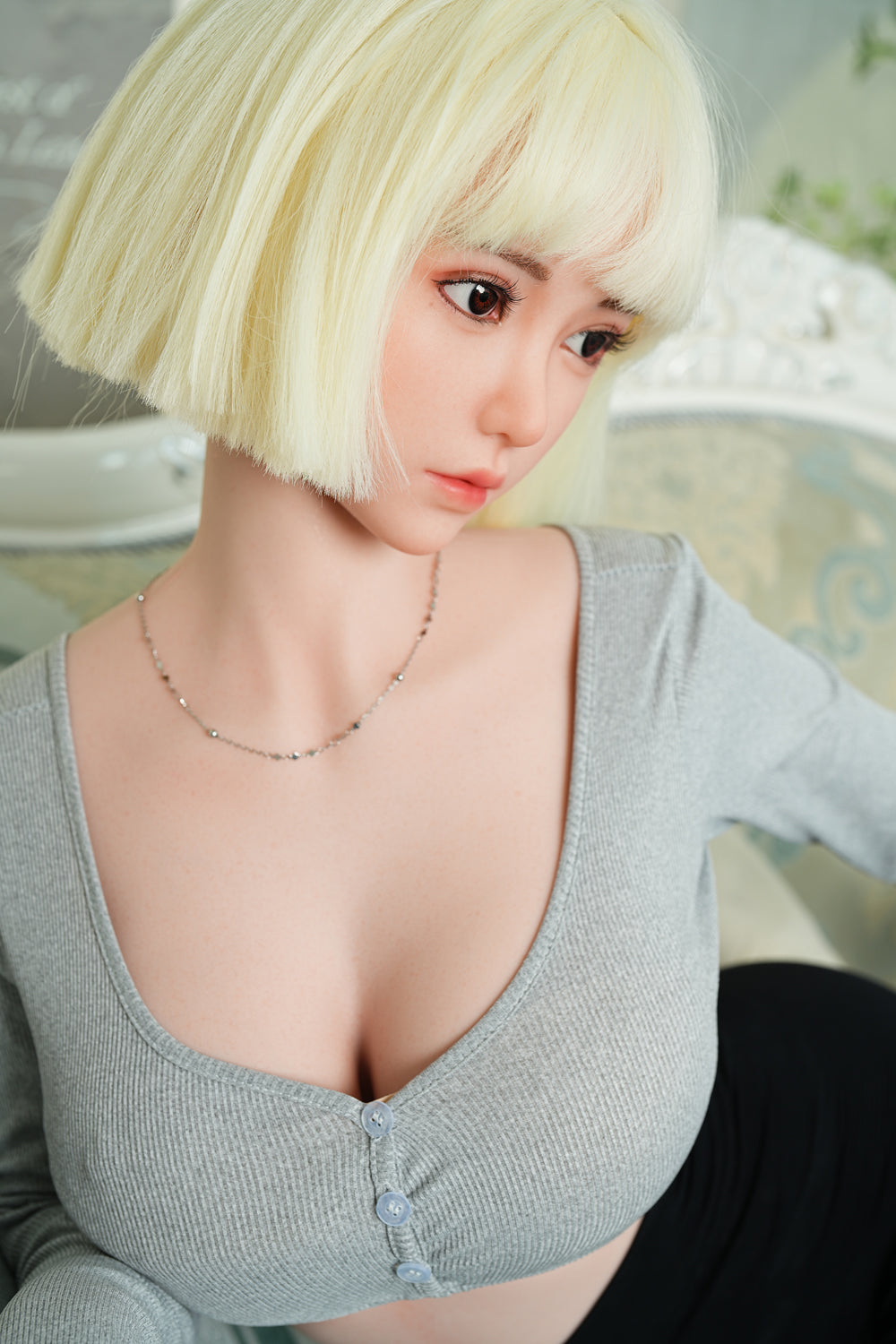 JX Doll Short Hair Slim Real Doll 170cm Life-Size Sex Doll