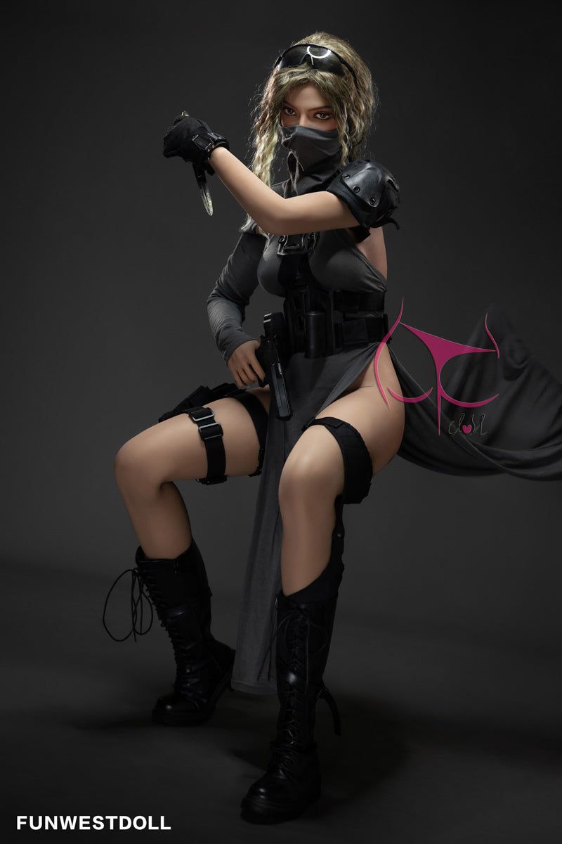 Funwest Doll 165cm C-Cup Kalt maskierte dünne Sex Doll | Lexie | 24 Jahre