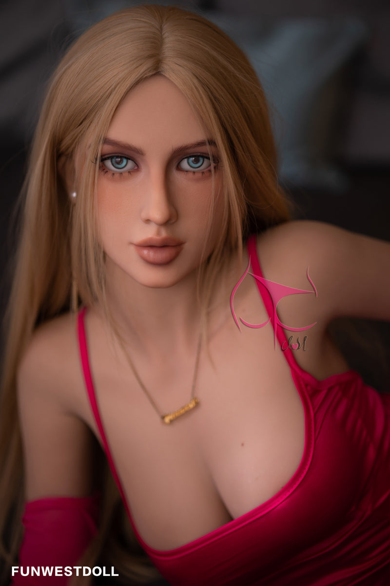 Sexy und schlanke Funwest Doll in Rot 165 cm große lebensgroße Sexpuppe