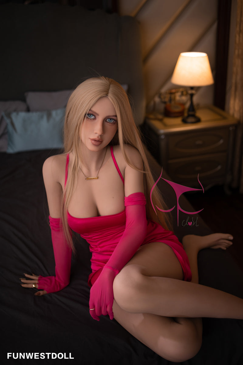 Sexy und schlanke Funwest Doll in Rot 165 cm große lebensgroße Sexpuppe