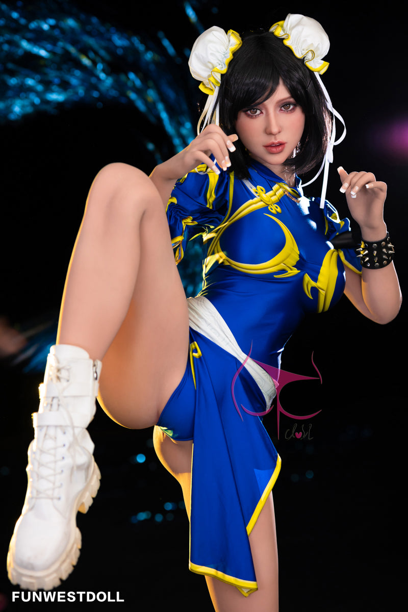 Lyra 155cm #032 Funwest Doll Kung Fu Sex Puppen Große Titte F-Cup TPE doll