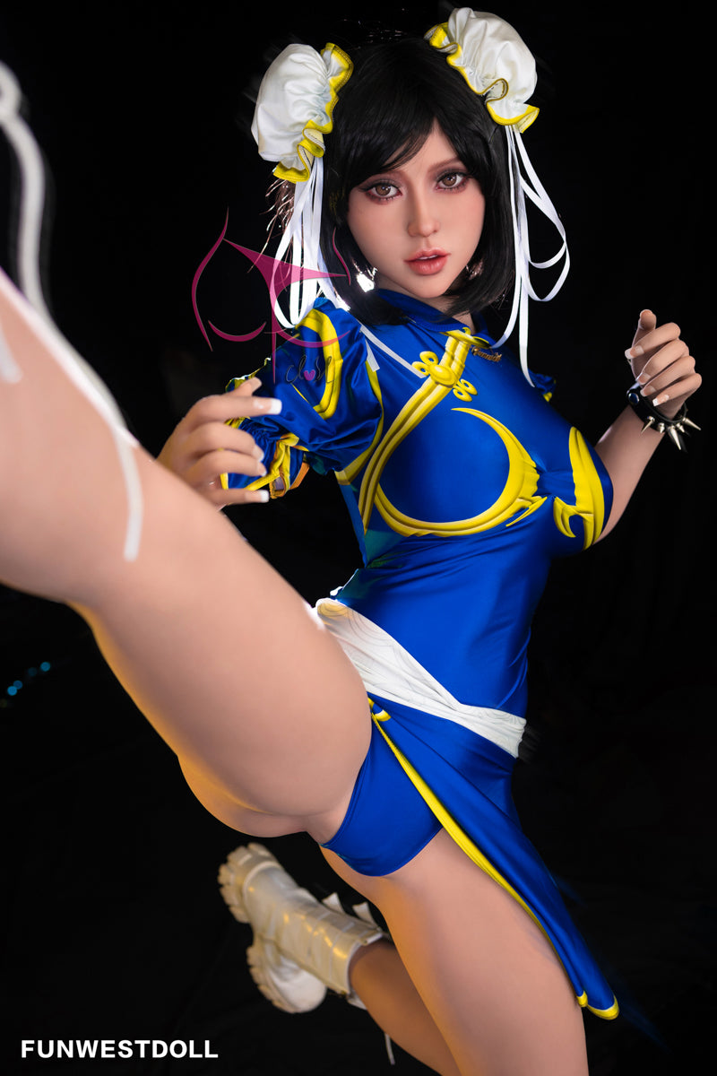 Lyra 155cm #032 Funwest Doll Kung Fu Sex Puppen Große Titte F-Cup TPE doll