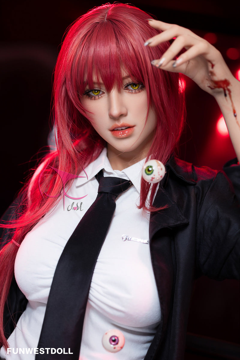 Funwest Doll 162cm rothaarige junge sexy vollbusige Sexpuppe Chloe