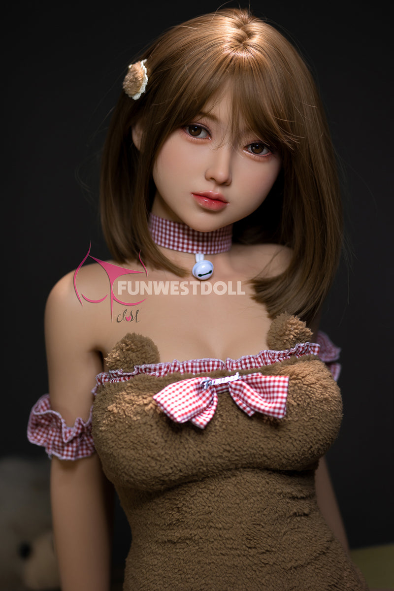 152CM süßes Mädchen D-Cup leicht schüchterne realistische Sexpuppe