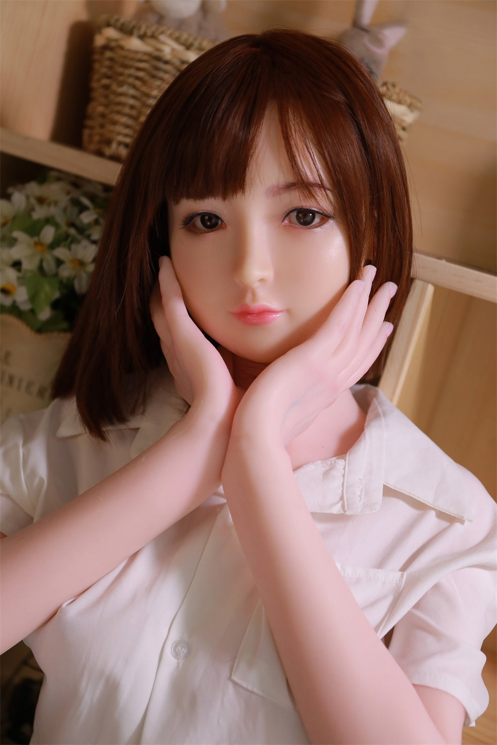 158cm Silikonpuppe Cosdoll schönes orientalisches Mädchen