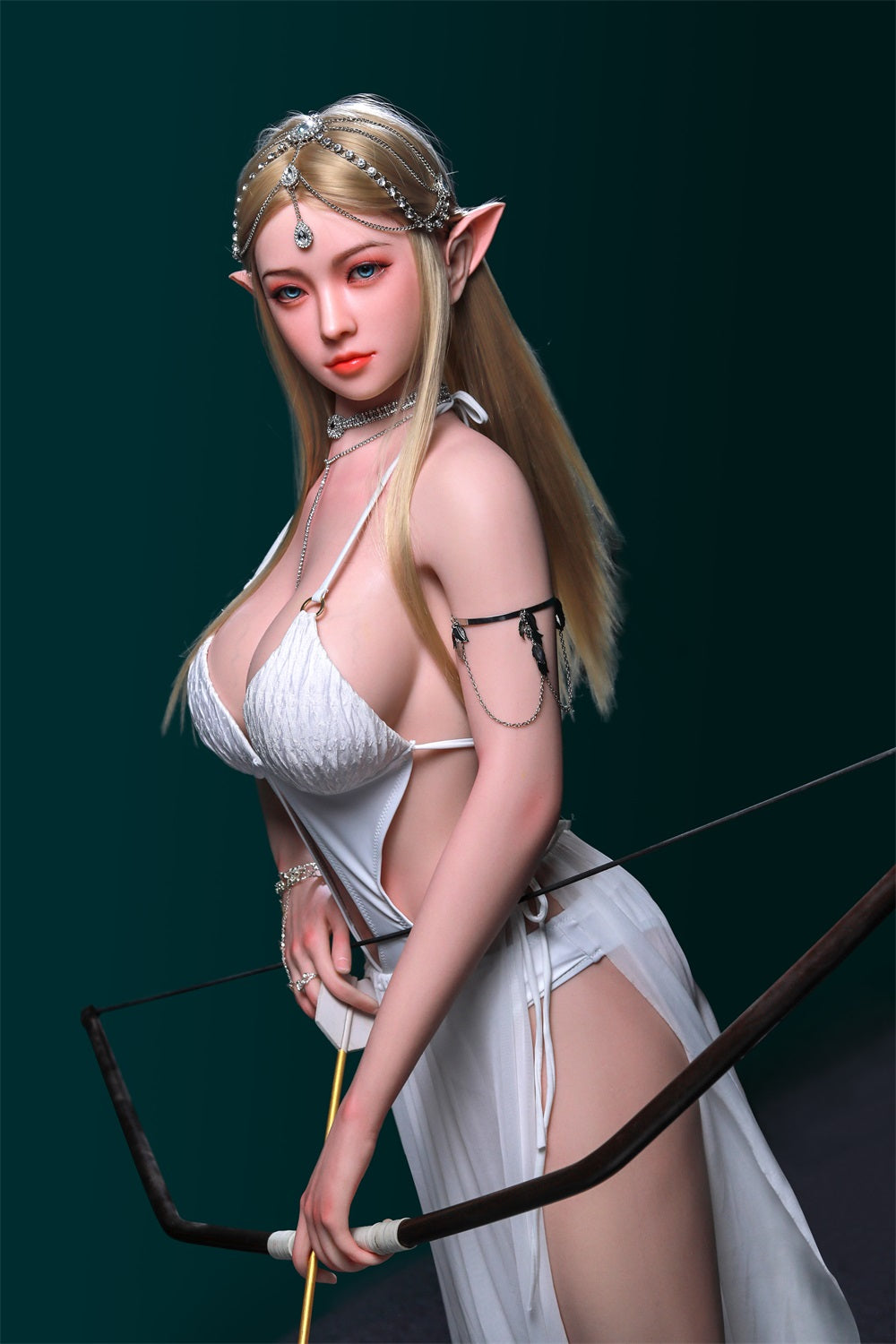 168 cm D-Cup Silikon-Elf-Sexpuppe Veronica