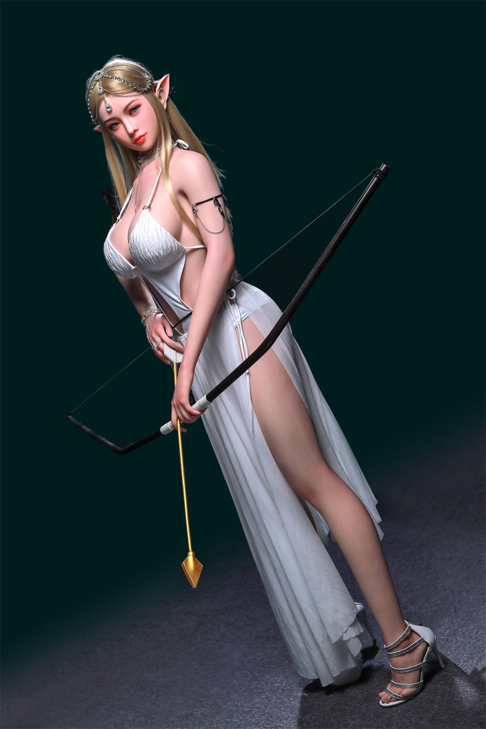168 cm D-Cup Silikon-Elf-Sexpuppe Veronica