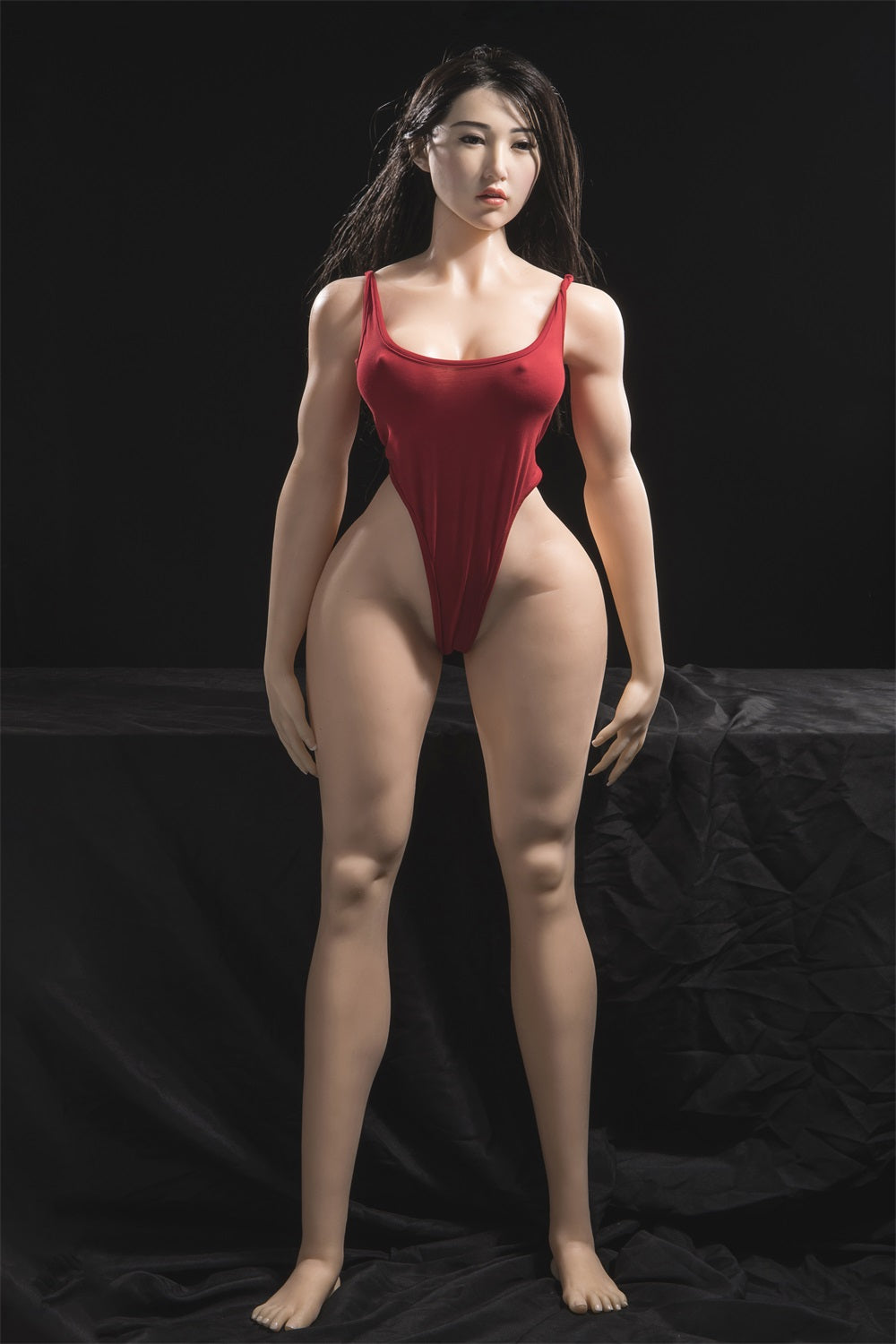 170cm Fitness-Liebespuppe D Cup Muskel-Sexpuppe