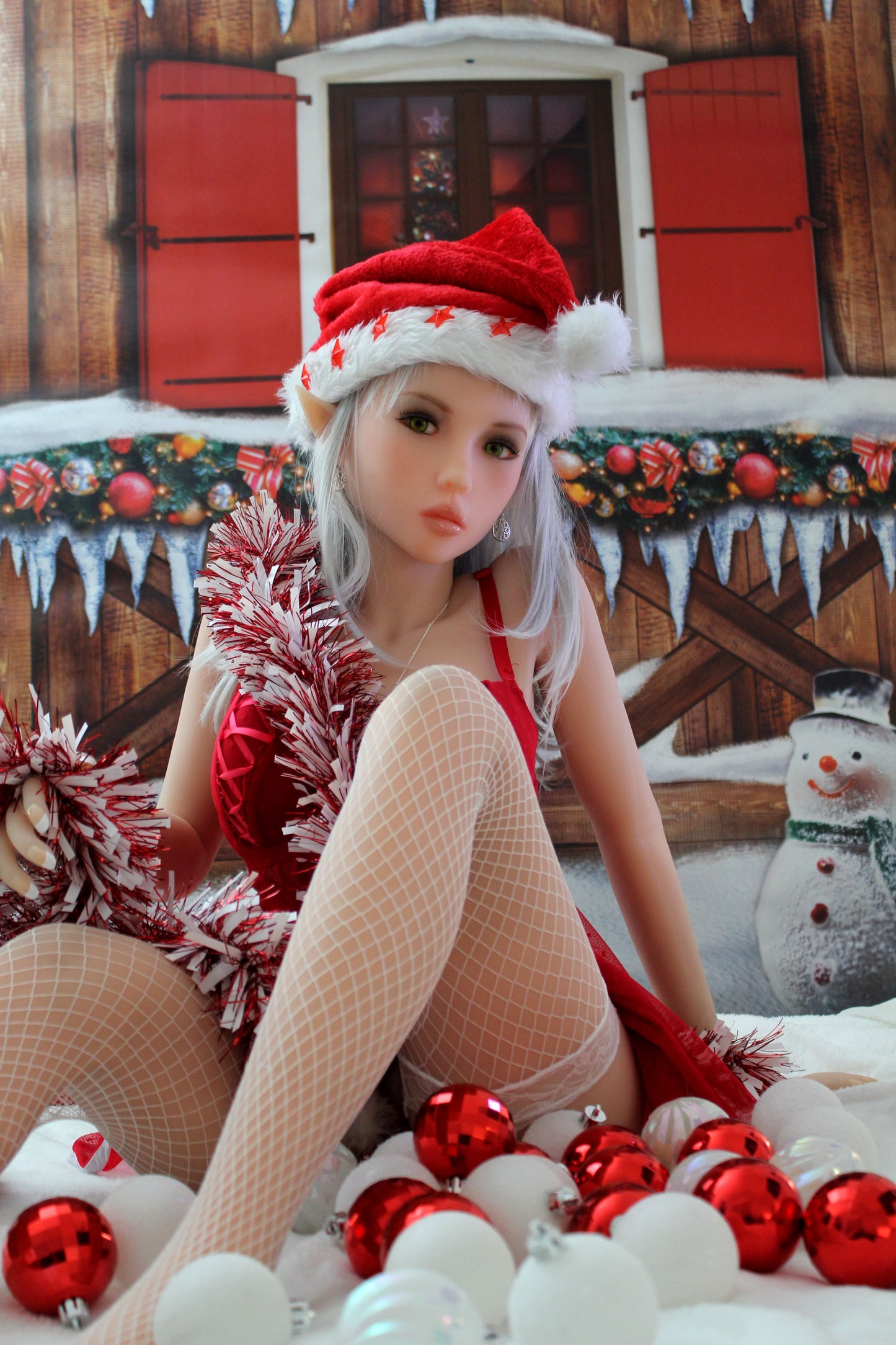 145cm Weihnachtskleid Junge Sexpuppe Doll Forever Marke