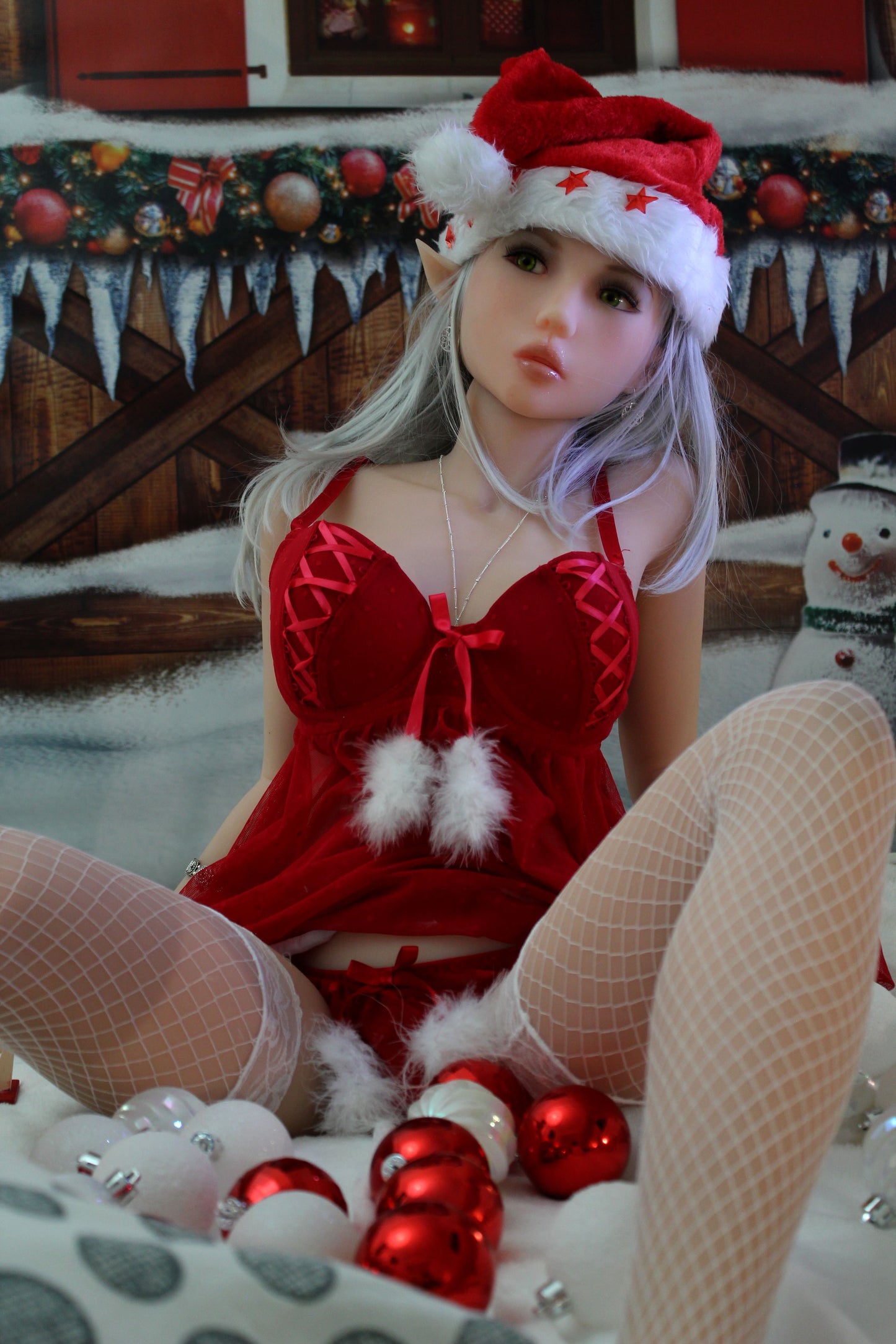 145cm Weihnachtskleid Junge Sexpuppe Doll Forever Marke