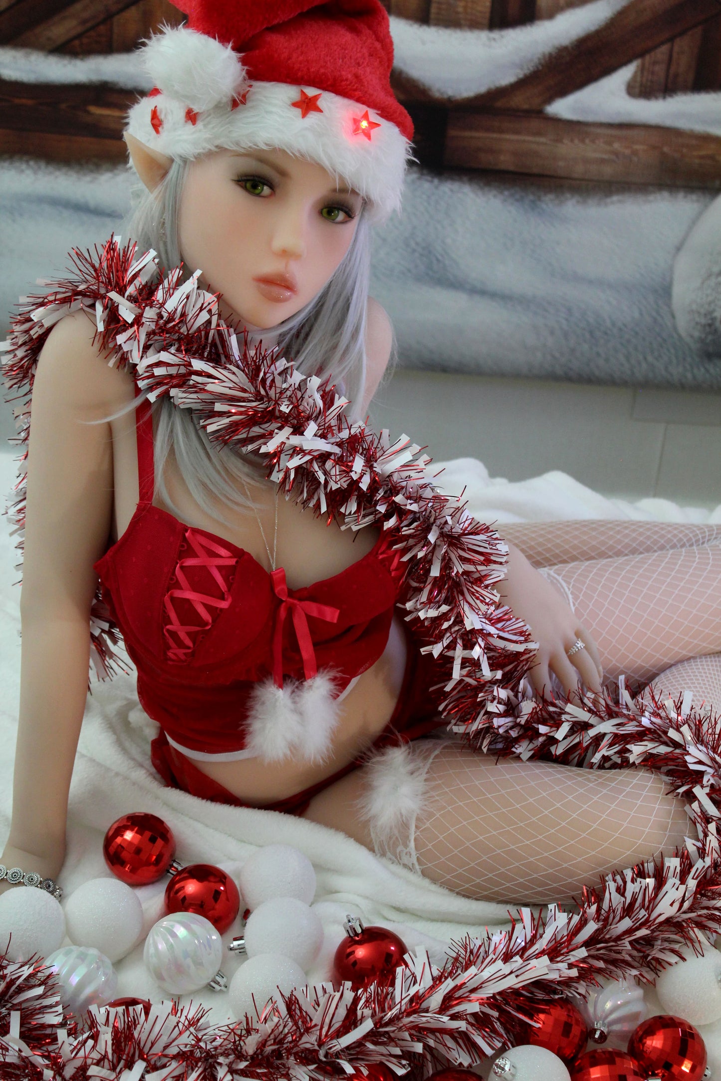 145cm Weihnachtskleid Junge Sexpuppe Doll Forever Marke