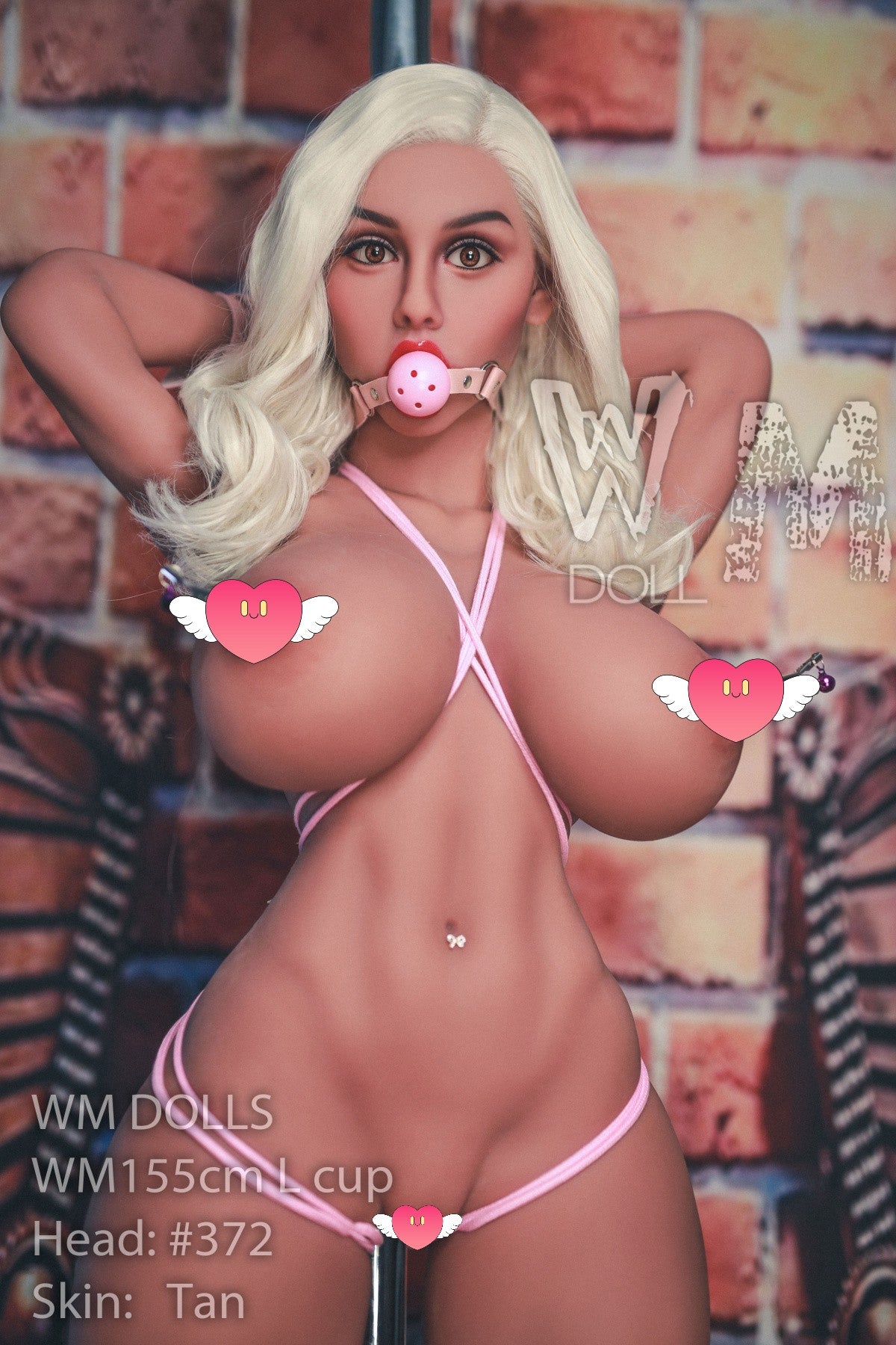 155cm L Körbchen blondes europäisches und amerikanisches Mädchen TPE lebensechte Sexpuppe